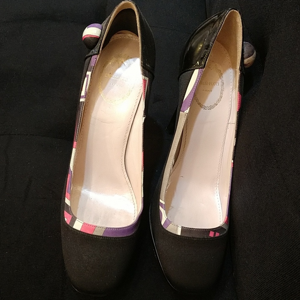 Pucci satin pumps